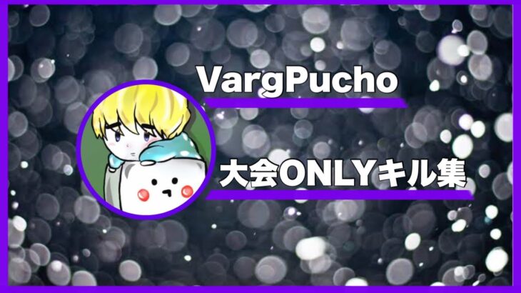 【荒野行動】VargPucho 大会onlyキル集